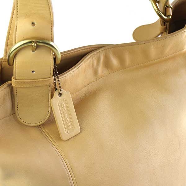 USA製 COACH オールド コーチ レザー トートバッグ タン☆4082