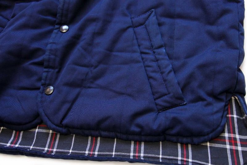 90s 英国製 Barbourバブアー D345 TREKKER WAISTCOAT ロゴ刺繍