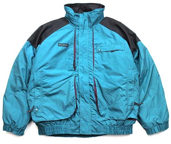 90s Columbiaコロンビア Powder Keg マルチカラー 切り替え