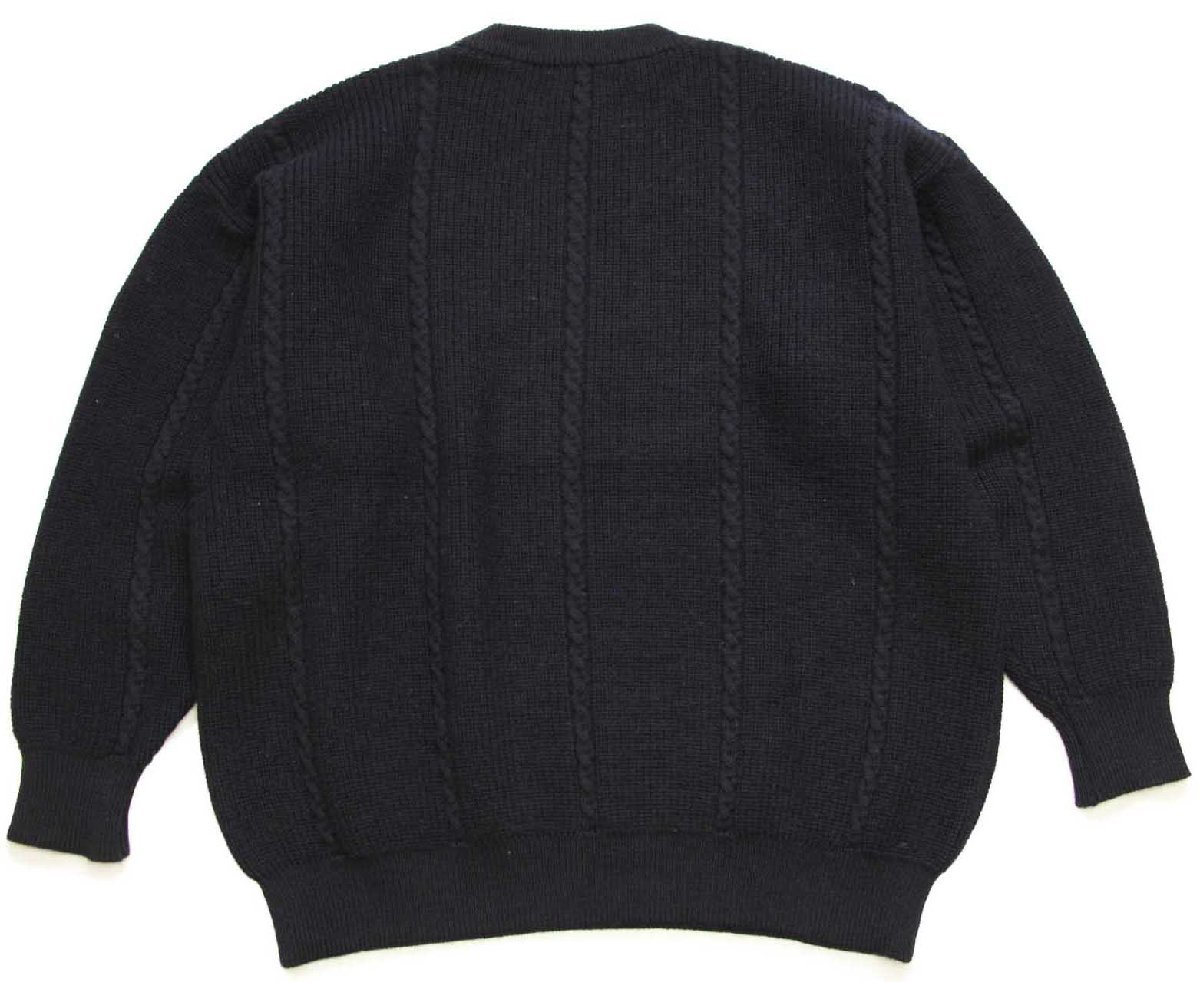 80s フランス製 SAINT JAMESセントジェームス ケーブル編み ウール