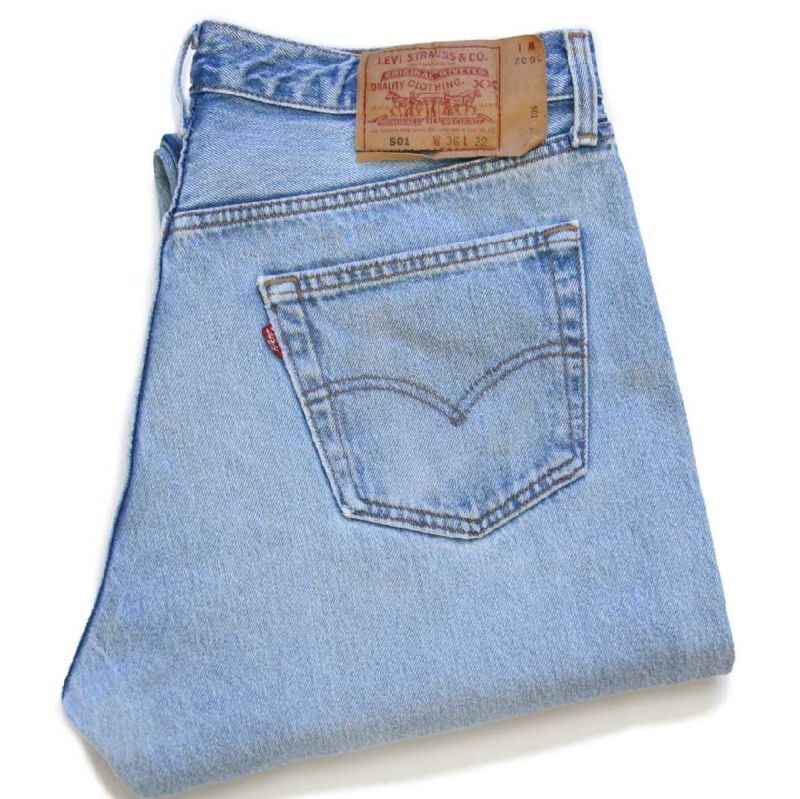 90s USA製 Levi'sリーバイス 501 デニムパンツ w36 L32☆94