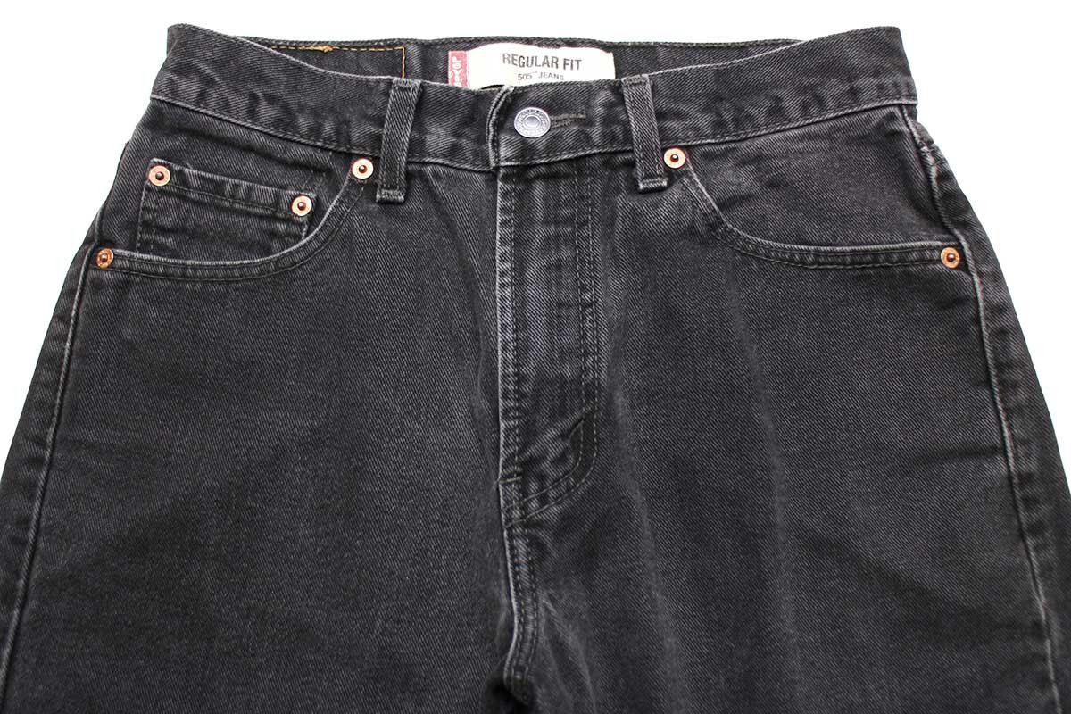 00s カナダ製 Levi'sリーバイス 505 ブラック デニムパンツ w29 L30