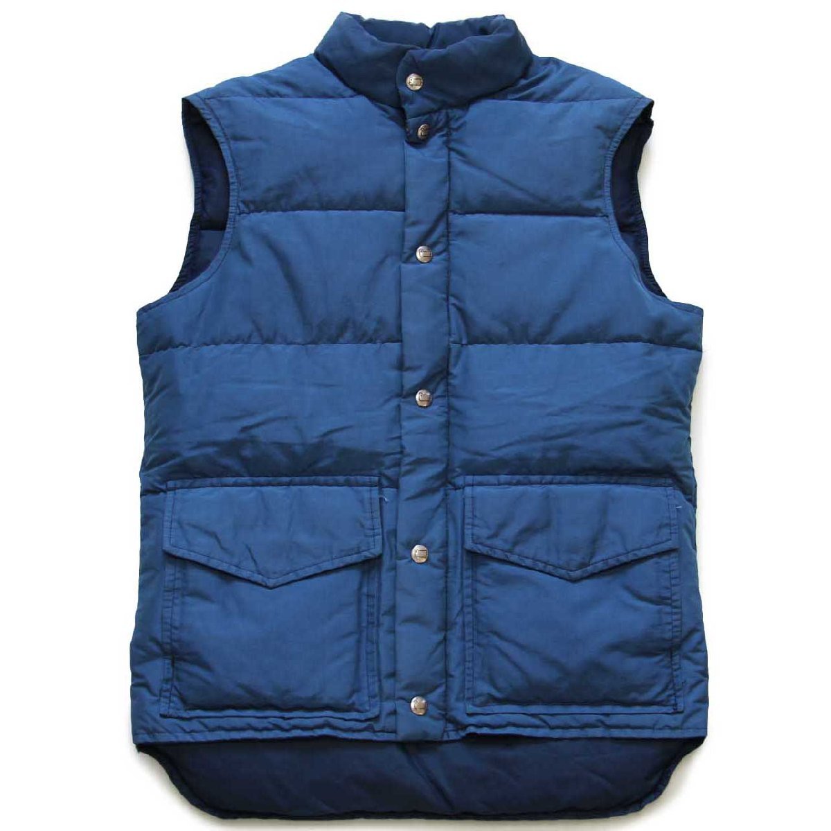 70s Woolrichウールリッチ 60/40 ダウンベスト 紺 - Sixpacjoe Web Shop