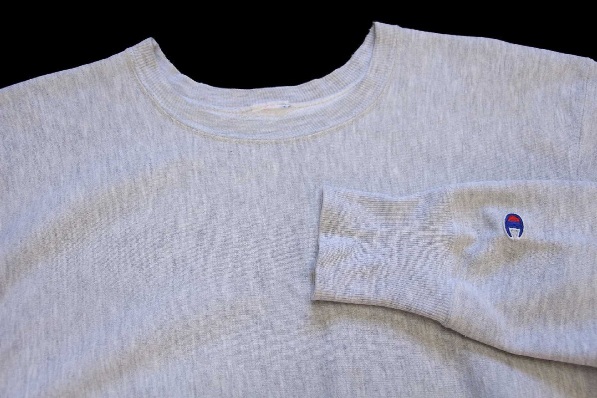 90s Championチャンピオン 無地 目無し リバースウィーブ スウェット