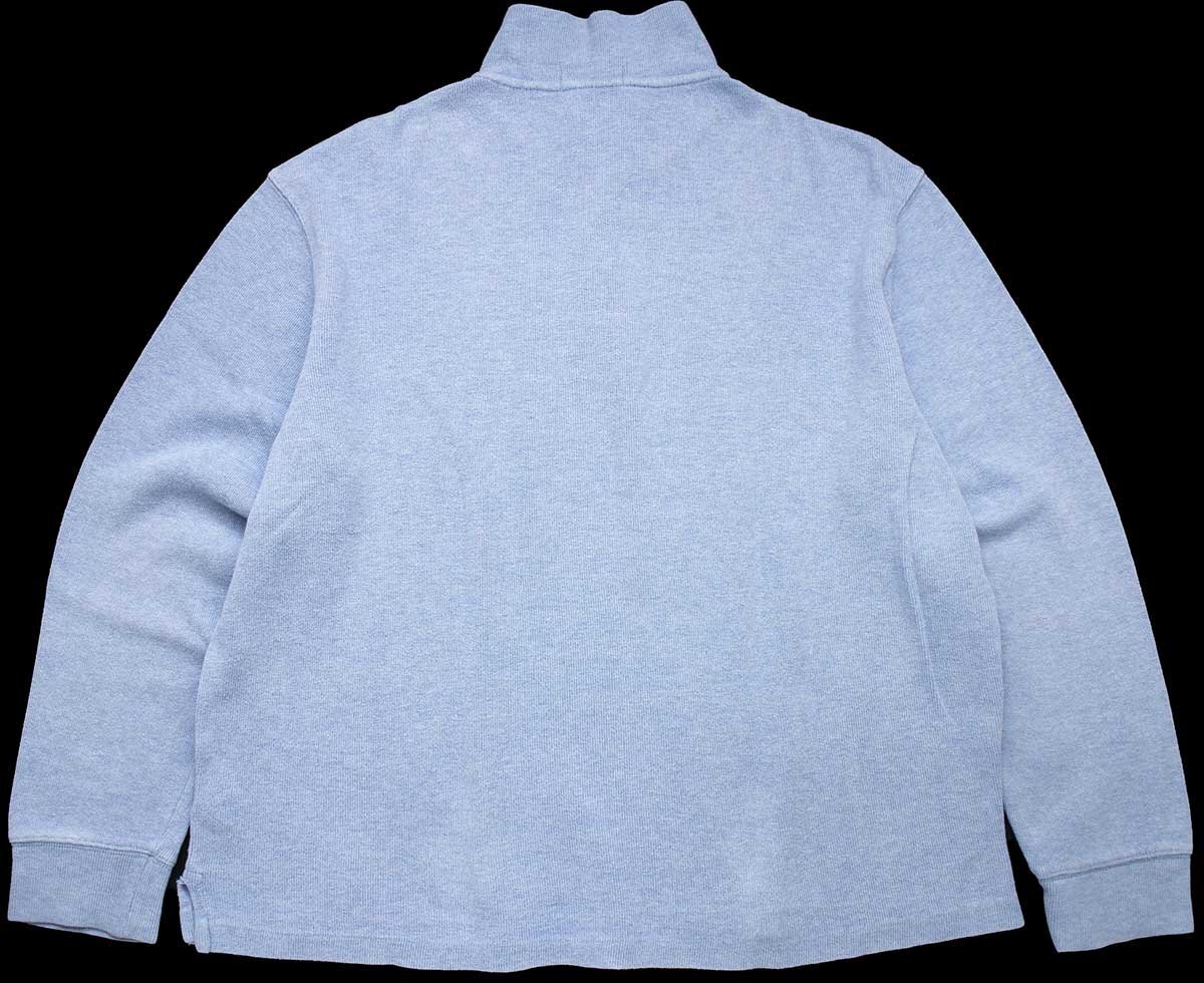 ポロ ラルフローレン ワンポイント ハイネック ハーフジップ コットン