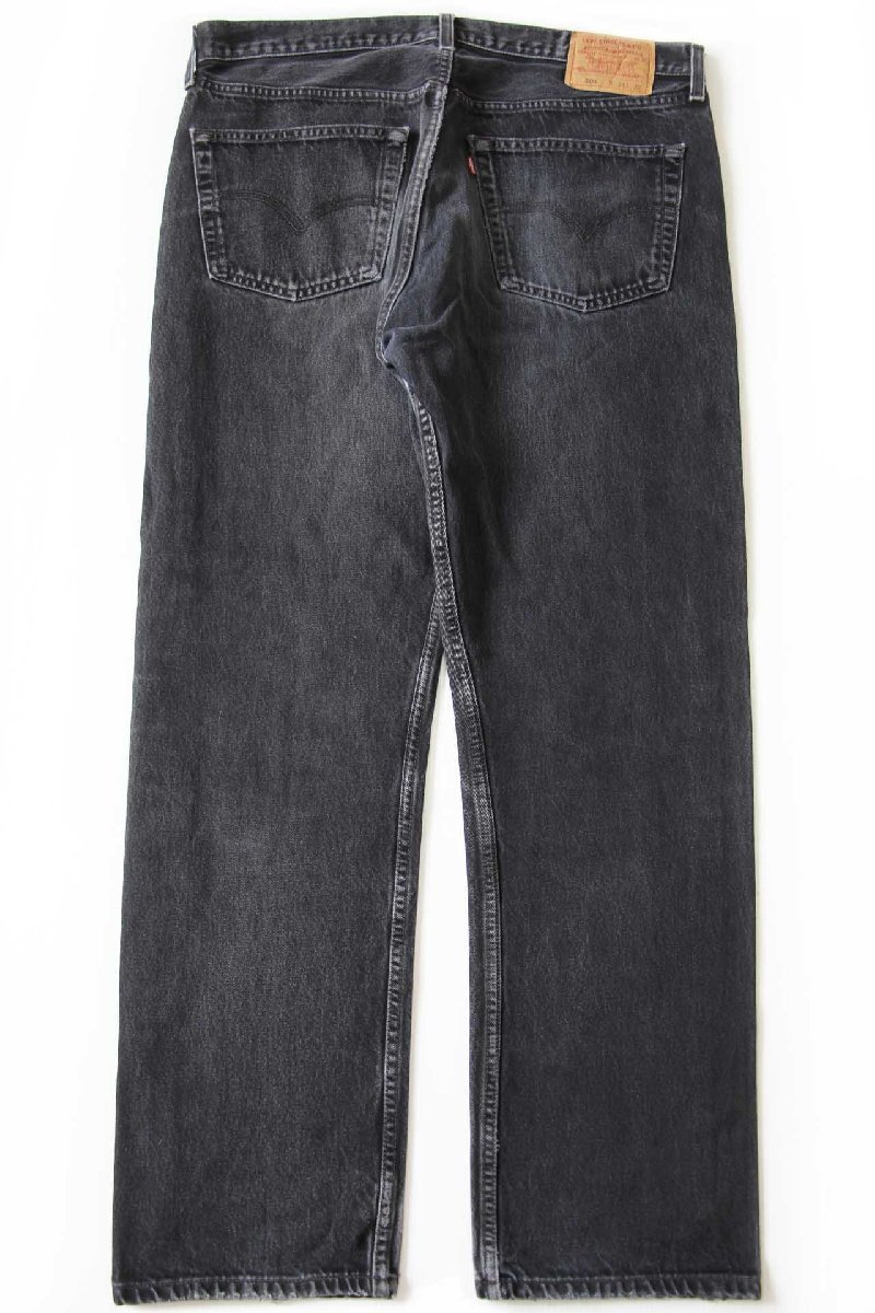 90s USA製 Levi'sリーバイス 501 ブラック デニムパンツ w38 L32