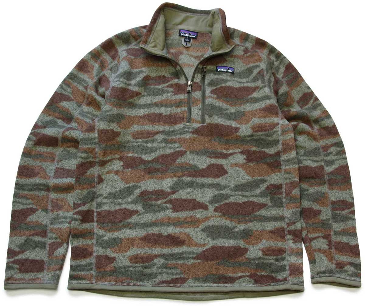 patagoniaパタゴニア ベターセーター 迷彩柄 ハイネック ハーフジップ