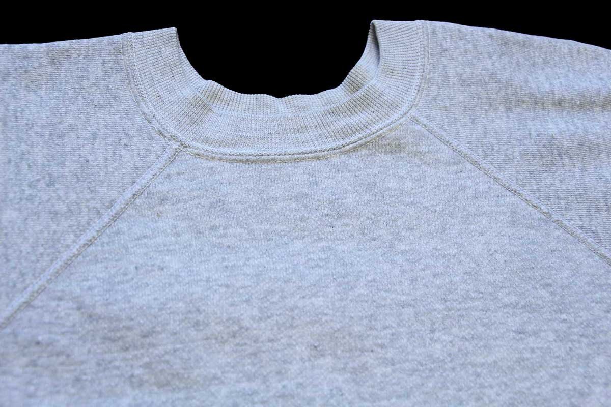 60s USA製 Wilsonウィルソン 無地 スウェット 杢グレー☆ブランク