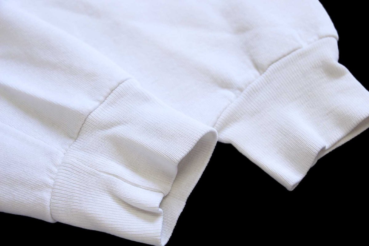 80s USA製 Championチャンピオン Ohio State スウェットパーカー 白 L