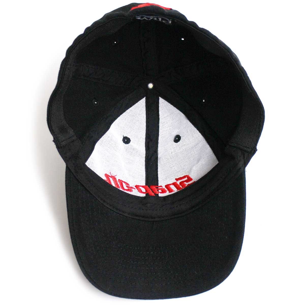 00s Snap-onスナップオン ロゴ刺繍 コットンキャップ 黒 - Sixpacjoe