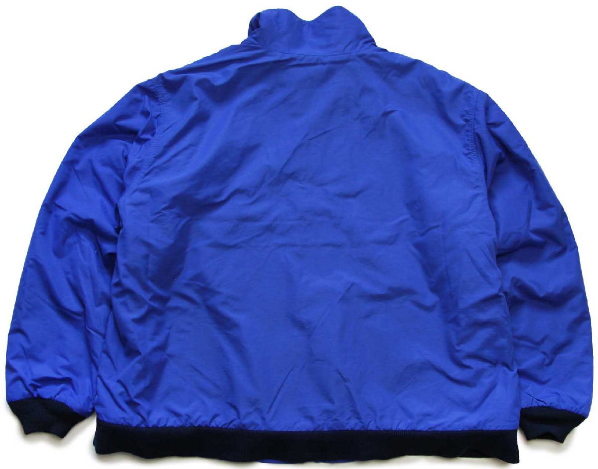 90s L.L.Bean ウォームアップ フリースライナー ナイロンジャケット 青