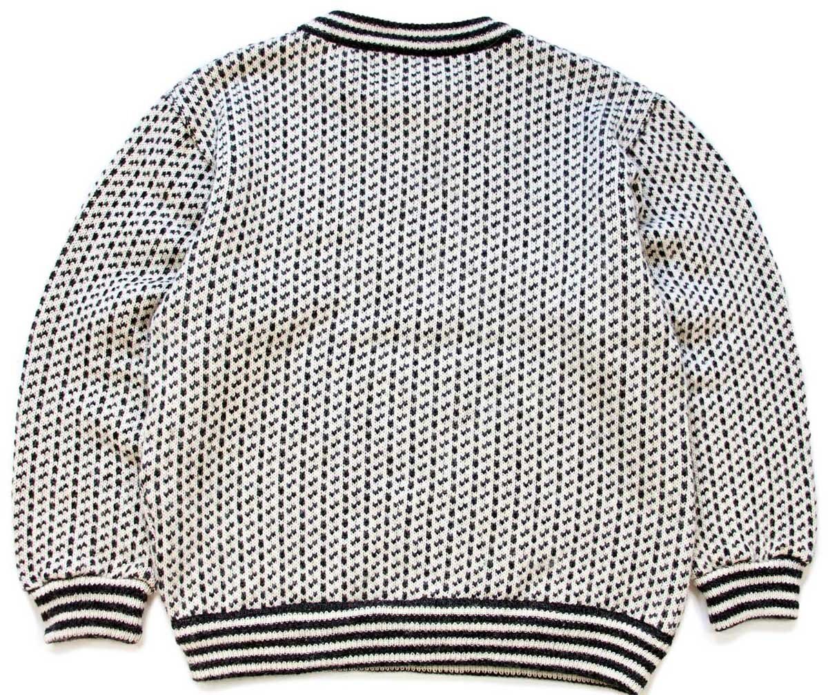 80s ノルウェー製 L.L.Bean ノルウェージャン バーズアイ ウールニット