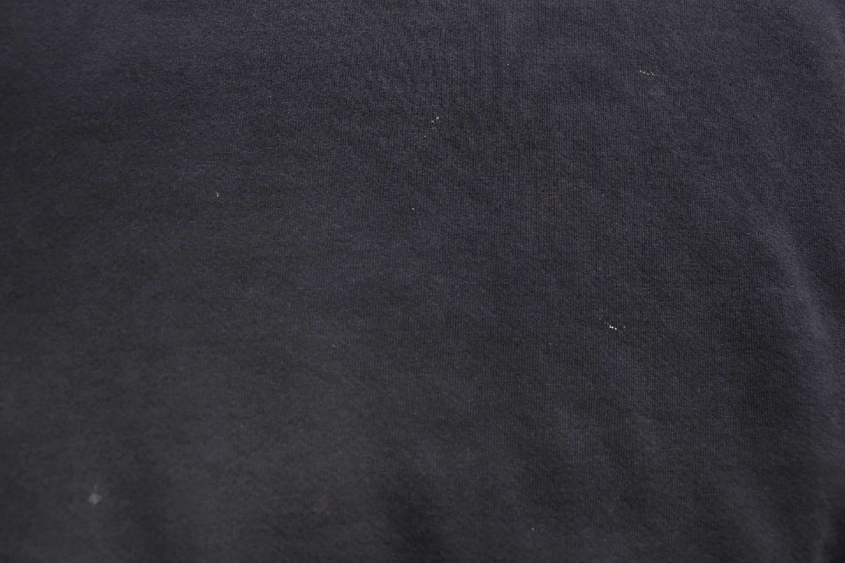 90s USA製 BIKE 無地 スウェット 黒 フェード XL☆ブランク