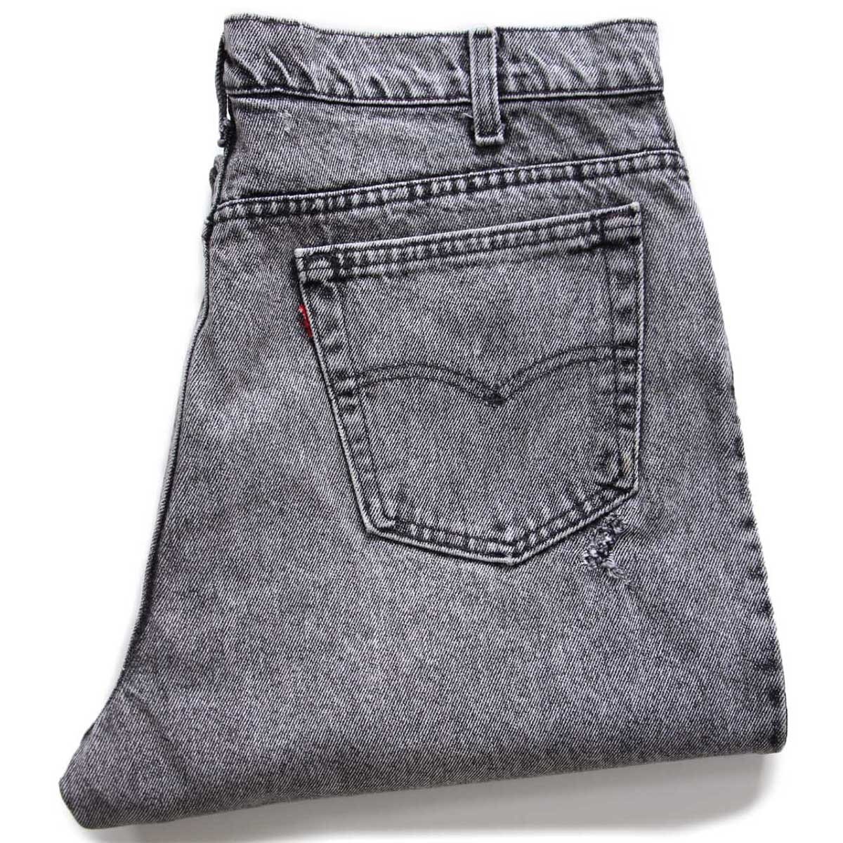 90s USA製 Levi'sリーバイス 540 ダメージ ケミカルウォッシュ