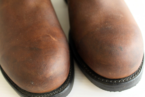 90s USA製 CHIPPEWAチペワ PT91 ショートエンジニアブーツ 茶 10