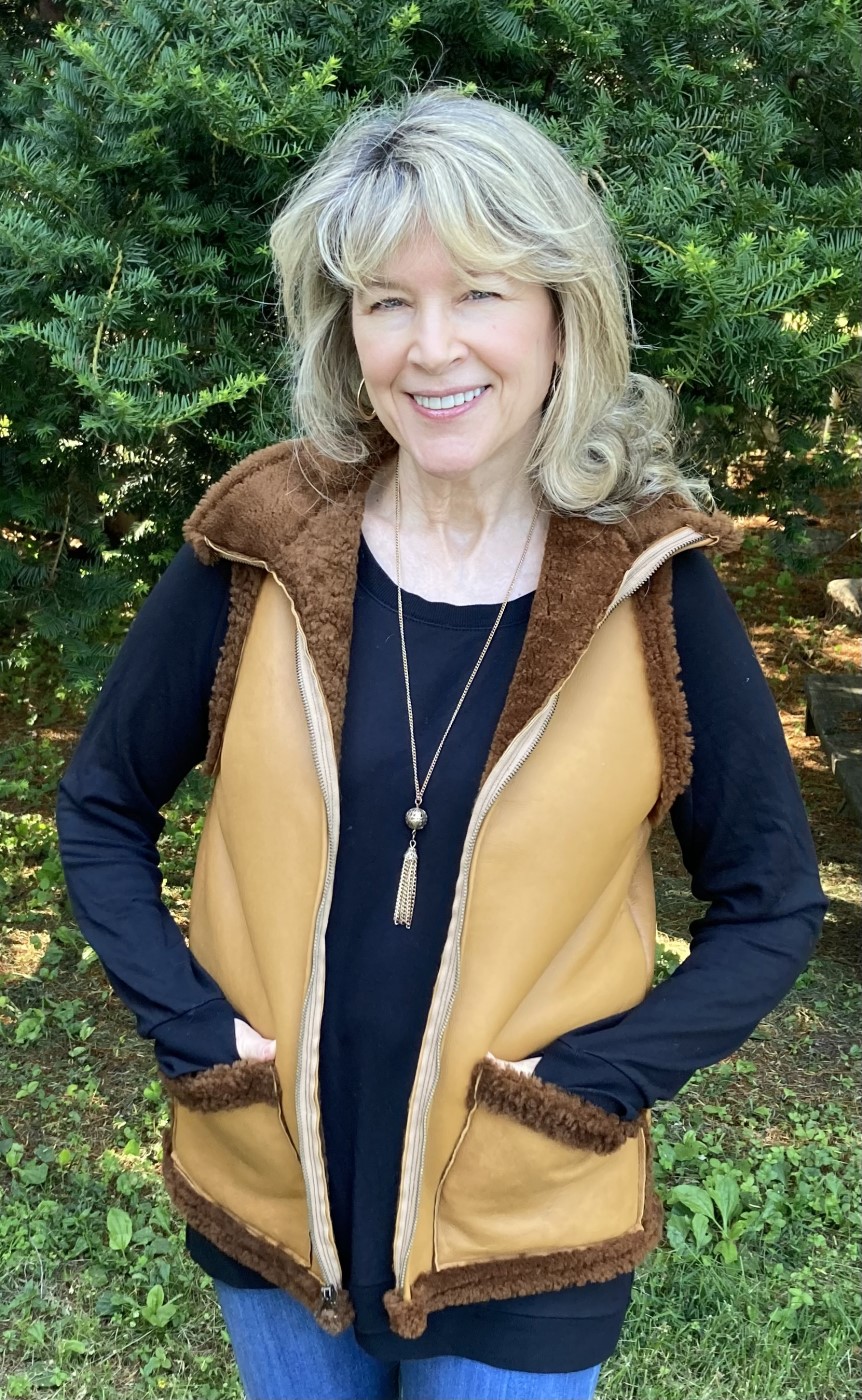 Shannon Napa Sheepskin Vest - Sickafus Sheepskins Coats, Vests and