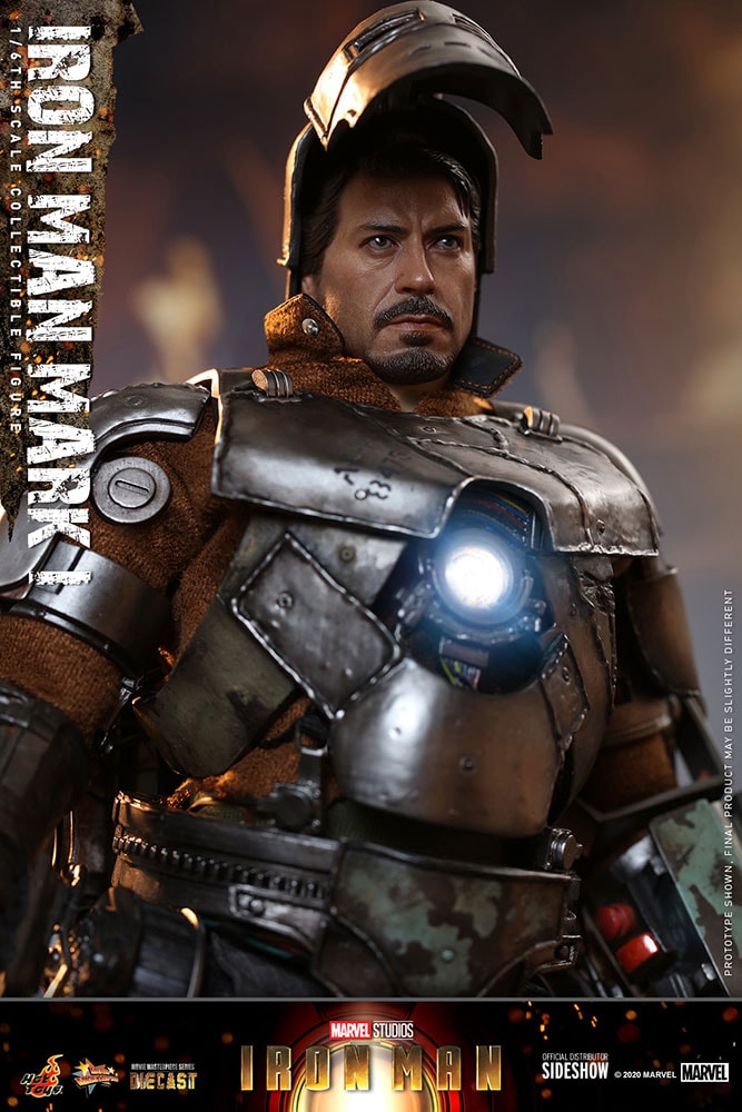 Iron Man Mark I Diecast Sixth Scale Figure | Sideshow Collectibles