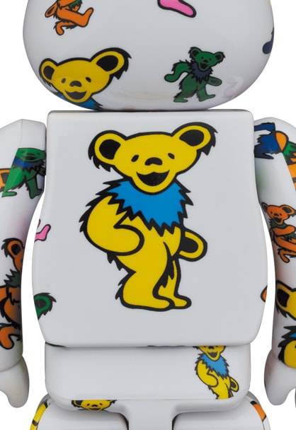 Be@rbrick Grateful Dead (Dancing Bear) 100% and 400% set by