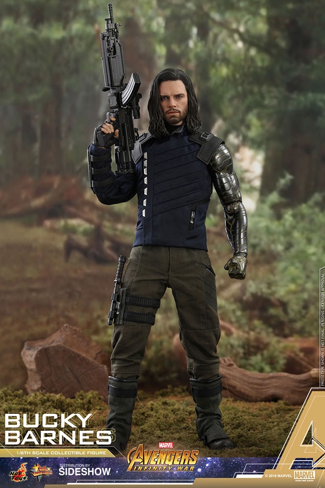Bucky Barnes Infinity War Figure by Hot Toys | Sideshow Collectibles