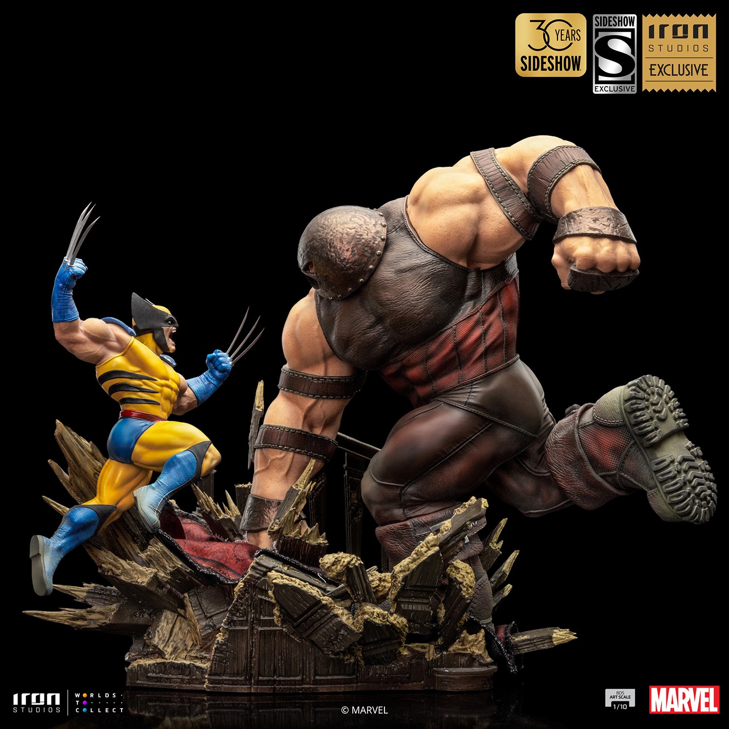 Wolverine vs Juggernaut BDS Art Scale 1:10 Statue by Iron Studios