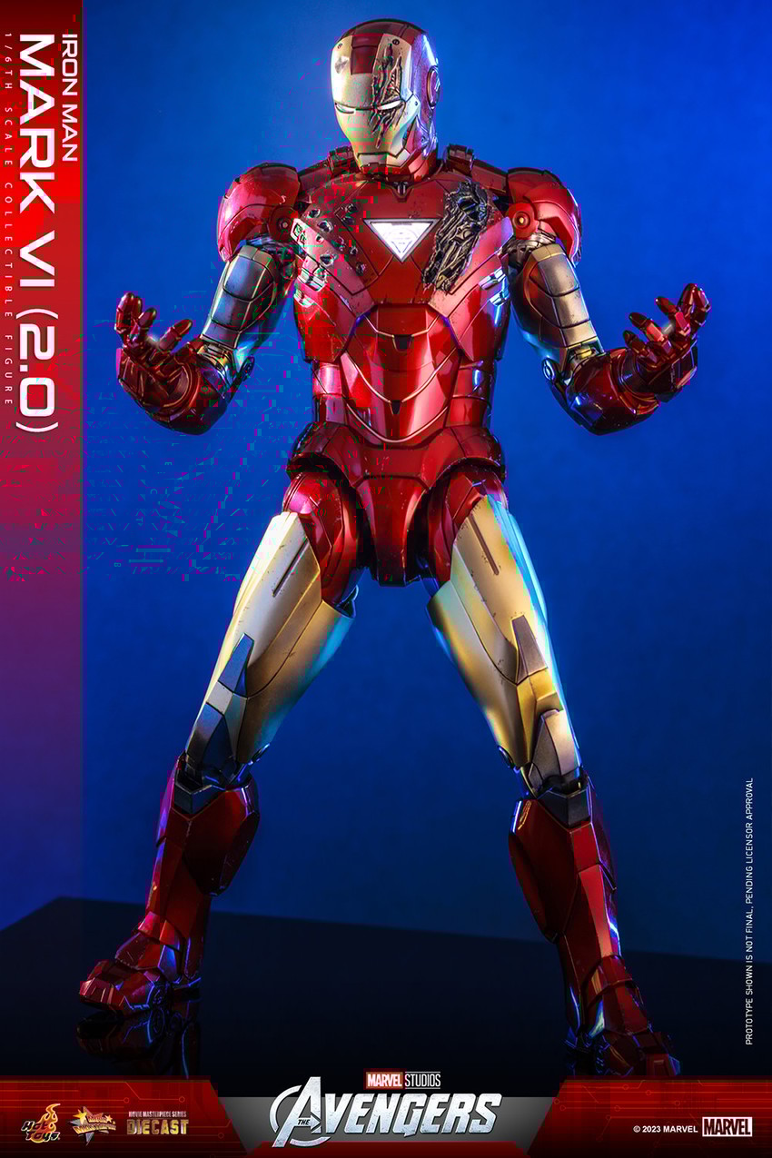 Iron Man Mark VI (2.0) Sixth Scale Figure by Hot Toys | Sideshow