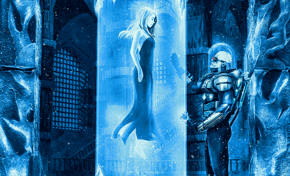 Mr. Freeze: Heart of Ice Glow in the Dark Art Print by Chris