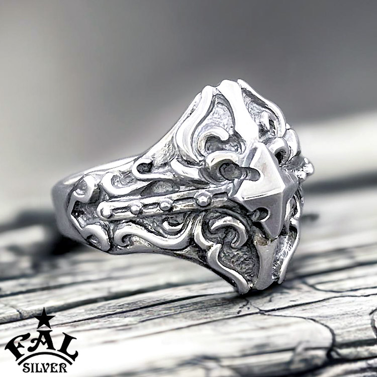 エフエーエル F.A.L FAL シルバー リング ヴァンパイア ゴシック 2021