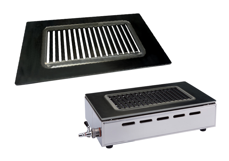 ガス高級焼肉器用 Y-18スチールプレート Y-18-SP発売 - 山岡金属工業