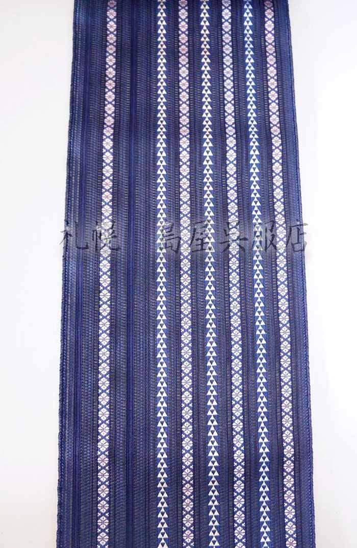 八寸名古屋帯：博多織・羅七献上