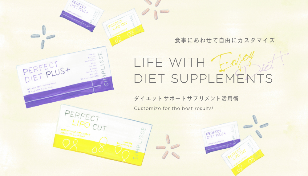 2つのダイエットサポートサプリメント、 どんな食事の時に飲めばいい