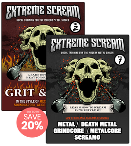 Extreme Scream Vocal Lessons 1 & 2 Bundle (MP3) – Singers Nation
