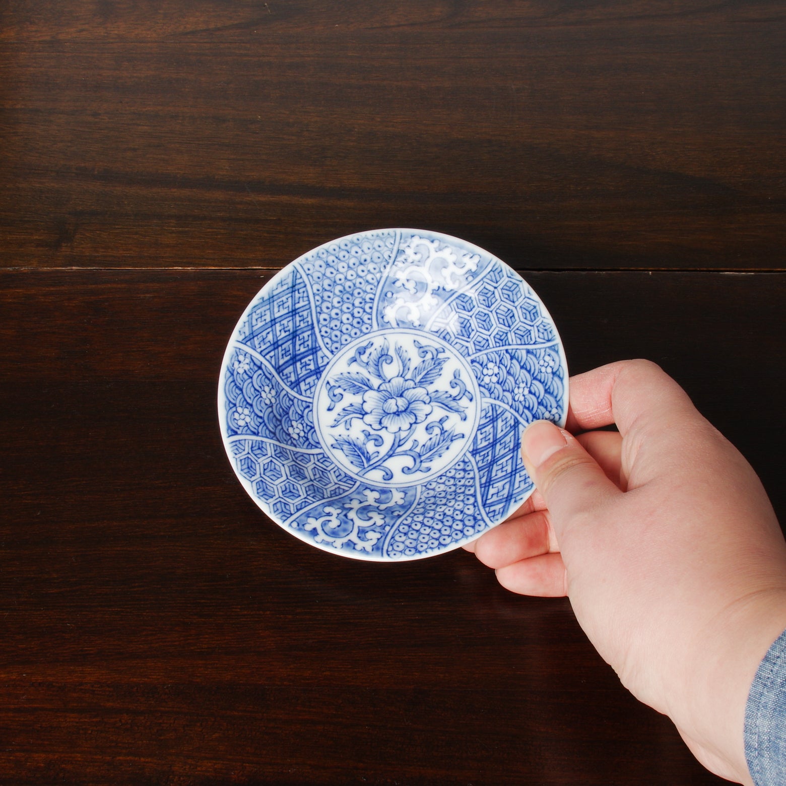 有田焼 染付草花祥瑞 四寸小皿 12cm 幸楽窯の通販｜Studio1156