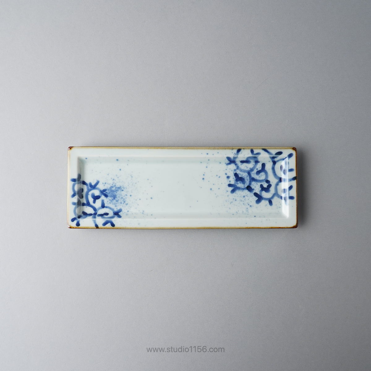有田焼 染付 長角皿 22.5cm – 【公式】スタジオイイコロ - Studio1156