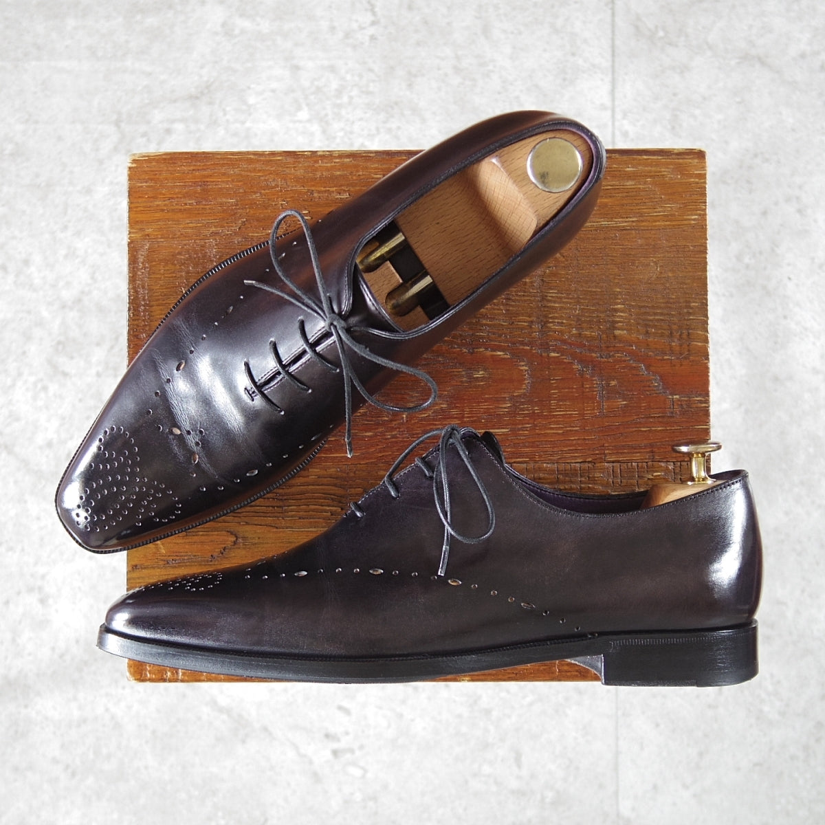 ☆(仏)ベルルッティ SIZE 6【シャドウステッチ仕様☆ヴェネチアレザー