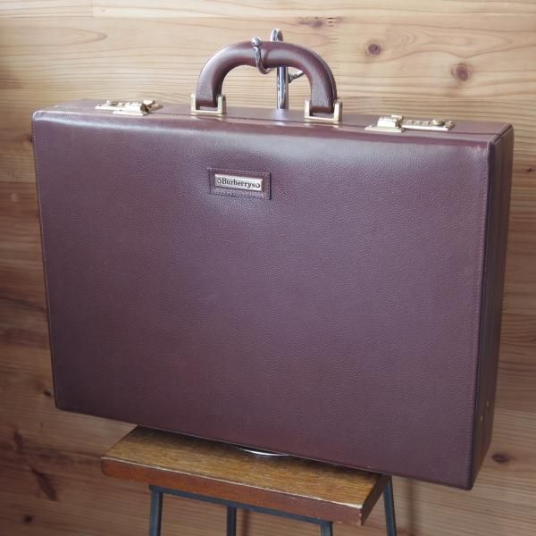 極上☆バーバリー/Burberrys【貴重☆アタッシュケース】メンズ