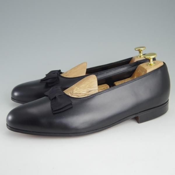 未使用☆クロケット&ジョーンズ 9EX【☆オペラパンプス】リボン