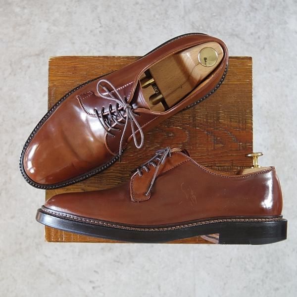 オールデン 8D【貴重☆マホガニー色/コードバン/9392/プレーントゥ