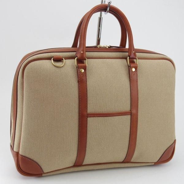 中古｜万双【キャンバス生地 天ファスナー/ブリーフケース】｜studio