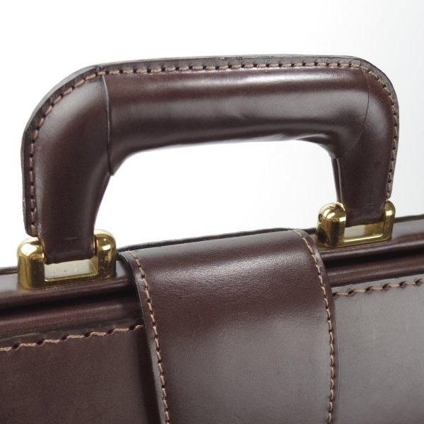 土屋鞄製造所/ブライドルレザー/ダレスバッグ/ブリーフケース/濃茶