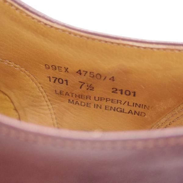 極上☆(英)アルフレッドサージェント製 UK7.5【☆SHIPS別注/シップス