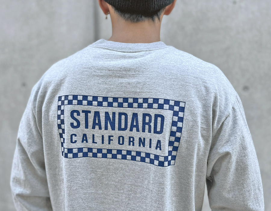 Standard California Heavyweight Checker Logo Long Sleeve T