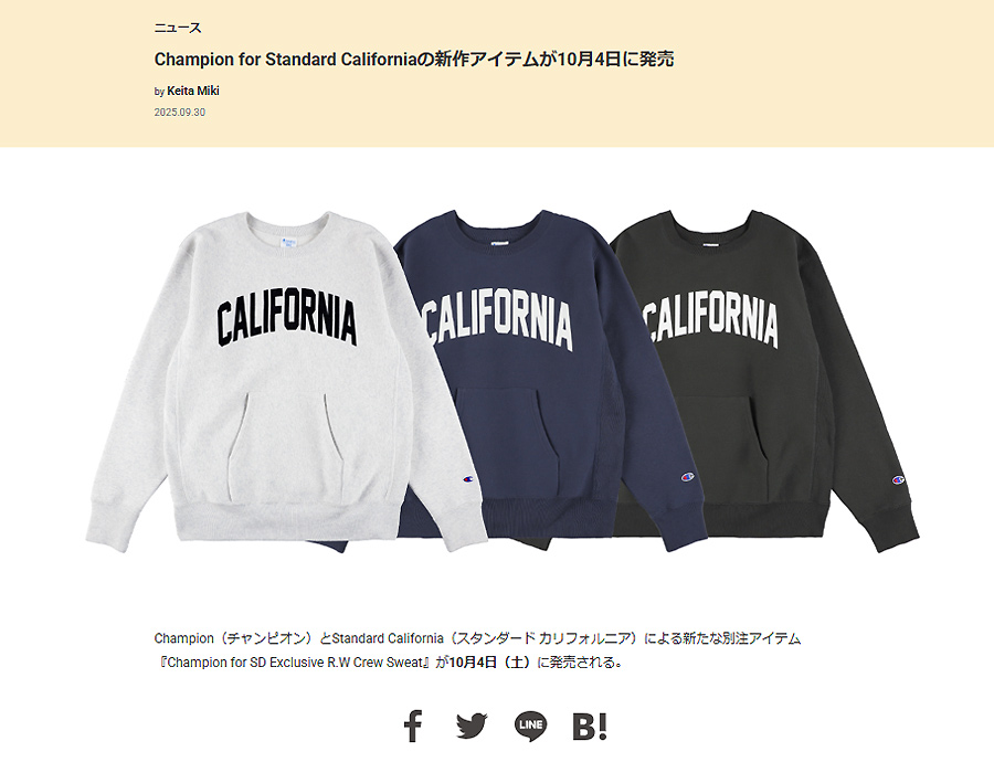 Mastered ｜ STANDARD CALIFORNIA[スタンダード カリフォルニア