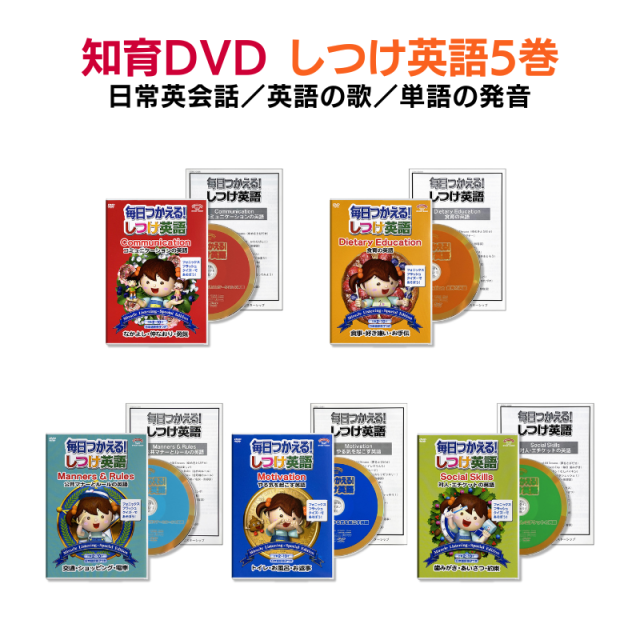 幼児英語 星みつる式家庭療育DVD｜教材一覧【IQ才能学園】
