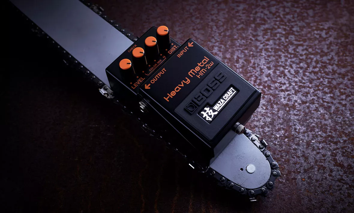 Boss Waza Craft HM-2W Heavy Metal Overdrive, distortion & fuzz