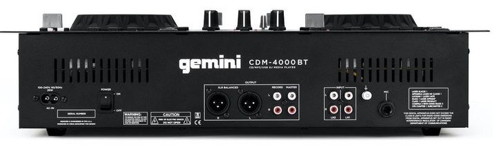Gemini CDM 4000BT Mp3 & cd turntable
