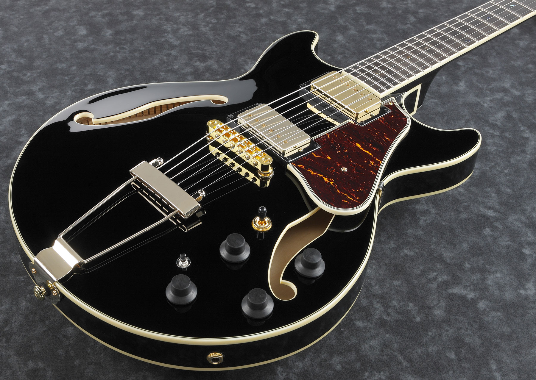 Ibanez AMH90 BK Artcore Expressionist - black Hollow-body electric