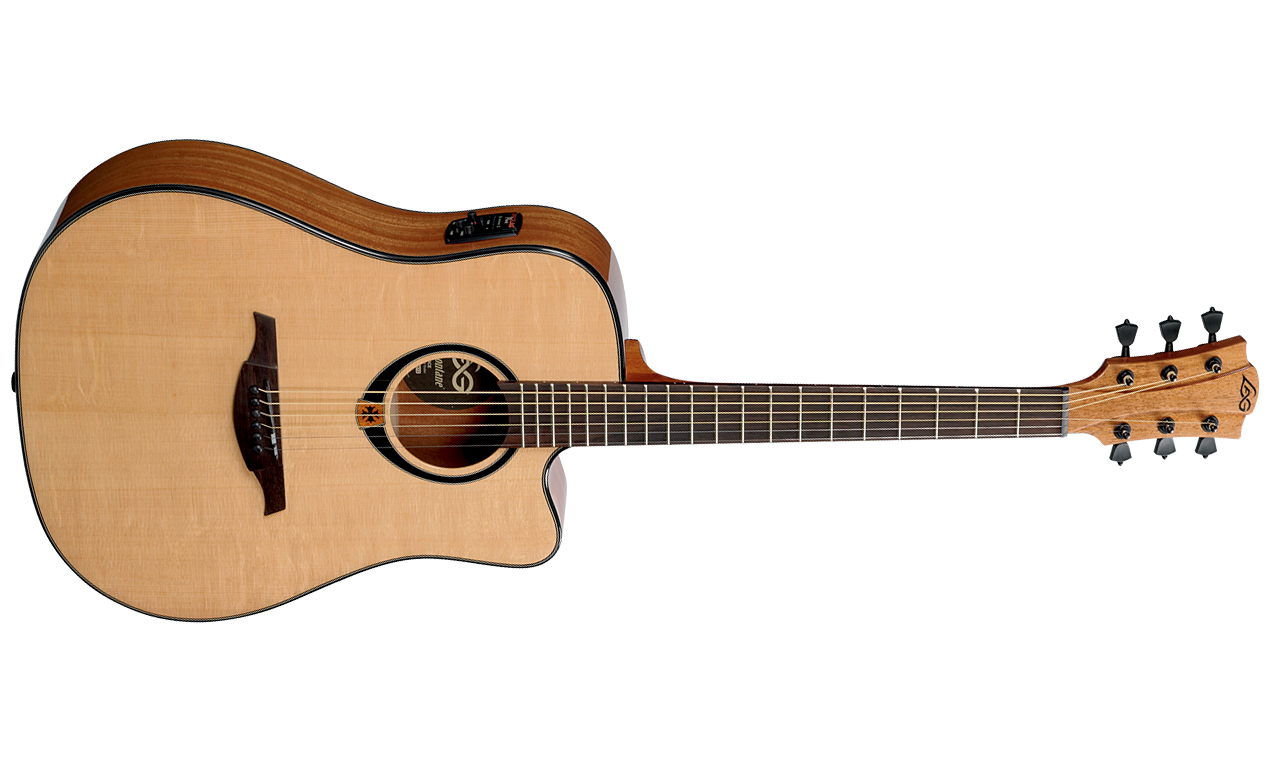 Lag Tramontane T80DCE - natural Folk guitar