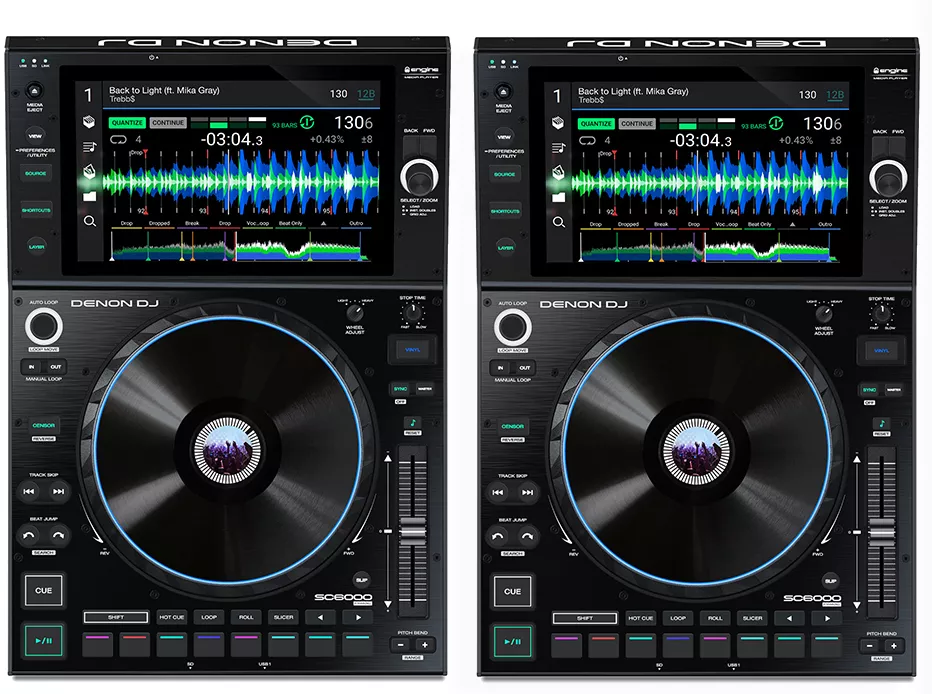 Denon dj 2 x SC 6000 Full dj set