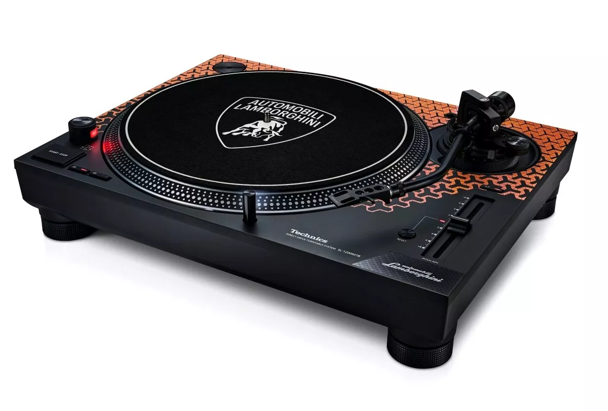 Technics SL-1200M7B Orange lamborghini Plattenspieler