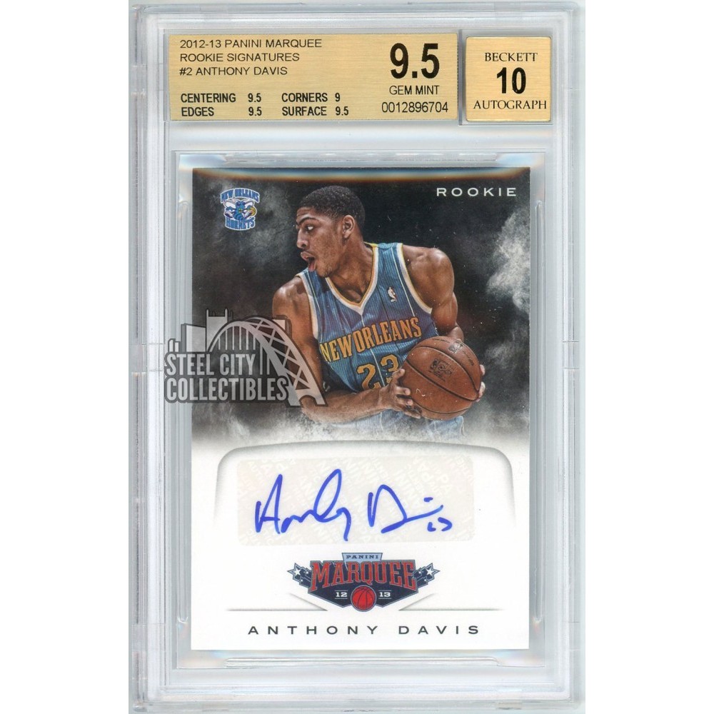 Anthony Davis 2012-13 Panini Marquee Rookie Autograph Card #2 BGS